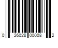 Barcode Image for UPC code 026028000082