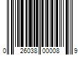 Barcode Image for UPC code 026038000089