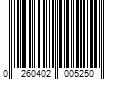 Barcode Image for UPC code 0260402005250