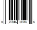 Barcode Image for UPC code 026046000088