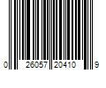 Barcode Image for UPC code 026057204109