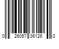 Barcode Image for UPC code 026057361260