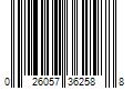 Barcode Image for UPC code 026057362588