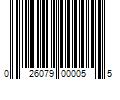 Barcode Image for UPC code 026079000055