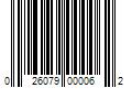 Barcode Image for UPC code 026079000062