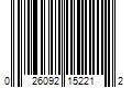 Barcode Image for UPC code 026092152212