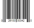 Barcode Image for UPC code 026100003420