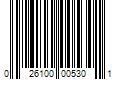 Barcode Image for UPC code 026100005301