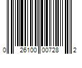 Barcode Image for UPC code 026100007282