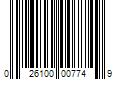 Barcode Image for UPC code 026100007749