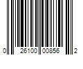 Barcode Image for UPC code 026100008562