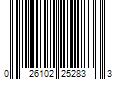 Barcode Image for UPC code 026102252833