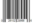 Barcode Image for UPC code 026102289556