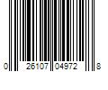 Barcode Image for UPC code 026107049728