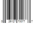 Barcode Image for UPC code 026127700777