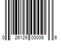 Barcode Image for UPC code 026129000066