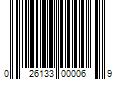 Barcode Image for UPC code 026133000069