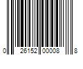 Barcode Image for UPC code 026152000088