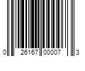 Barcode Image for UPC code 026167000073