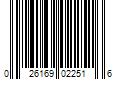 Barcode Image for UPC code 026169022516