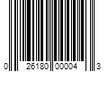 Barcode Image for UPC code 026180000043