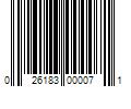 Barcode Image for UPC code 026183000071