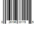 Barcode Image for UPC code 026196331155