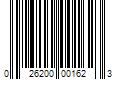 Barcode Image for UPC code 026200001623