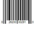 Barcode Image for UPC code 026200002910