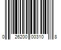 Barcode Image for UPC code 026200003108