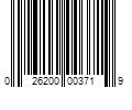 Barcode Image for UPC code 026200003719