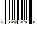 Barcode Image for UPC code 026200005782