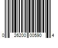 Barcode Image for UPC code 026200005904