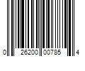 Barcode Image for UPC code 026200007854