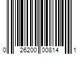 Barcode Image for UPC code 026200008141