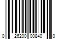 Barcode Image for UPC code 026200008400