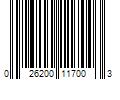 Barcode Image for UPC code 026200117003