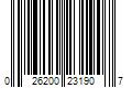 Barcode Image for UPC code 026200231907