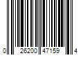 Barcode Image for UPC code 026200471594