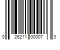 Barcode Image for UPC code 026211000073