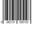 Barcode Image for UPC code 02621310251029