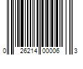 Barcode Image for UPC code 026214000063