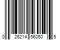 Barcode Image for UPC code 026214560505