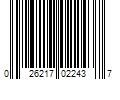 Barcode Image for UPC code 026217022437