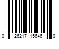 Barcode Image for UPC code 026217156460