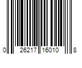 Barcode Image for UPC code 026217160108