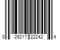 Barcode Image for UPC code 026217222424