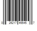 Barcode Image for UPC code 026217455457