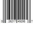 Barcode Image for UPC code 026217492957