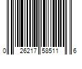 Barcode Image for UPC code 026217585116